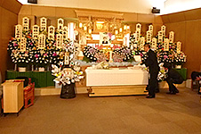 式場と祭壇